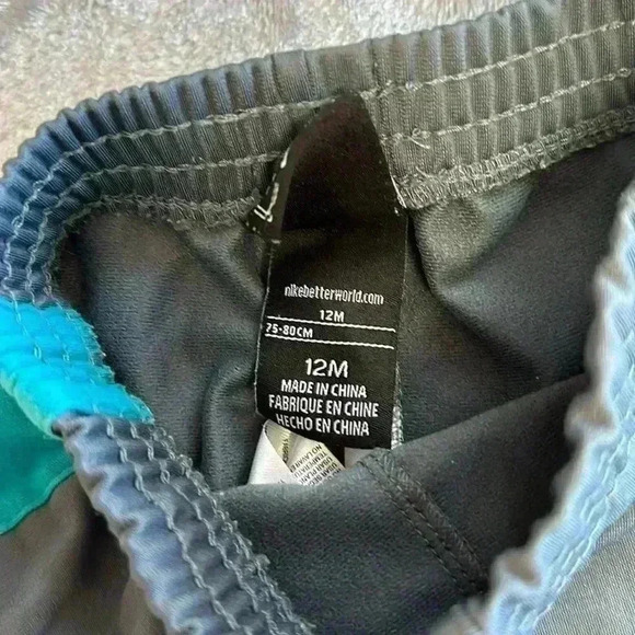 Nike - pull on track  pants. Size 12 months - Picture 2 of 3